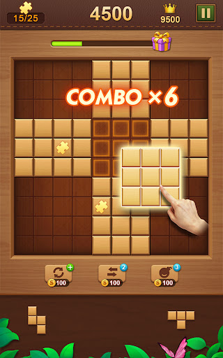 Wooden 100 Block Puzzle Game para Android - Download