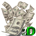 Falling Money 3D Wallpaper Icon