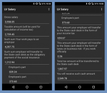 LV Salary tax calculator screenshot 0