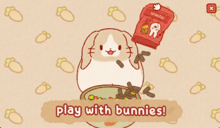 Usagi Shima: Cute Idle Bunnies screenshot 14
