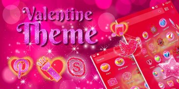 Valentine Day Launcher Theme screenshot 0