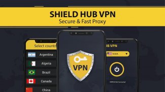 Black VPN Fast Hotspot Shield Free Unlimited Proxy screenshot 5