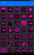 Flat Black and Pink Icon Pack Free screenshot 5