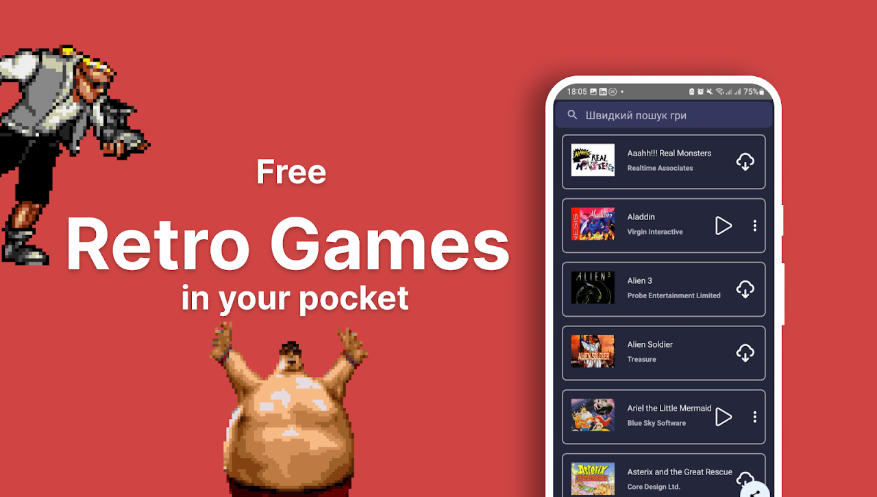 Retro Game Emulator: Old Games Apk Download for Android- Latest version  2.4.7- ua.com.mcsim.md2genemulator