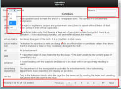 Glossary of Journalism Terms screenshot 2