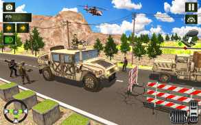 Army truck driving truck games screenshot 2