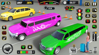 Limo Car Driving School Sim screenshot 0
