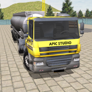 Truck Driving Cargo Truck Game screenshot 2