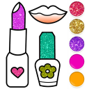 Glitter Beauty Coloring Book