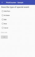 Pitching Counter / Stats Tracker screenshot 2