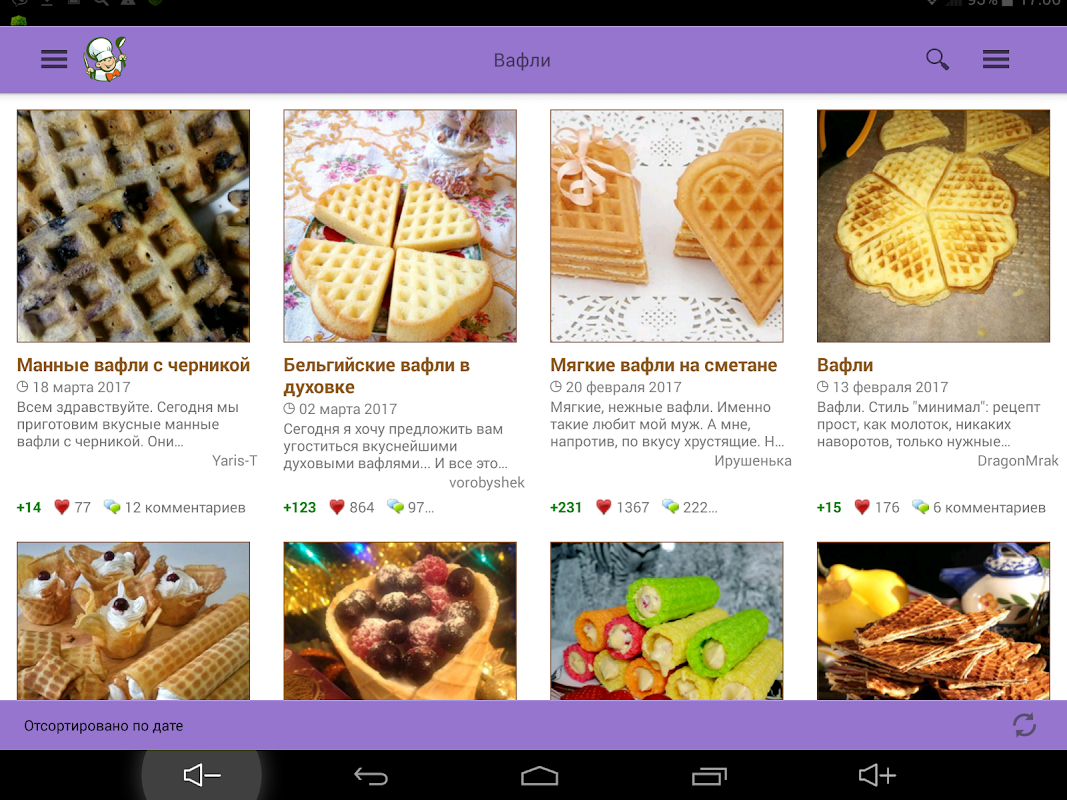 Вафли – лучшие рецепты с фото - APK Download for Android | Aptoide