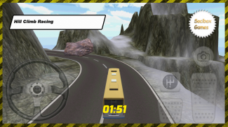Rocky Bus Hill Climb Racing screenshot 1