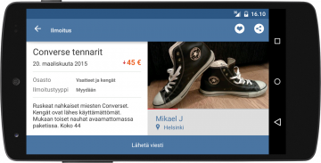 Tori.fi - Suomen suosituin kauppapaikka screenshot 7