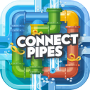 Connect Pipes - pipes puzzle game