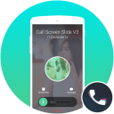 Call Screen Theme Slide V3 Phone X