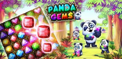 Panda Gems - Jewels Match 3 Games Puzzle