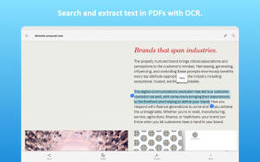 Adobe Scan scanner de documents et PDF avec OCR screenshot 1