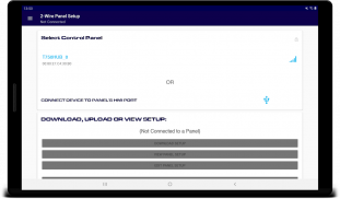 2-Wire Panel Setup screenshot 1