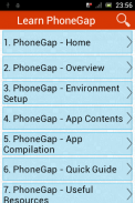 Learn PhoneGap screenshot 0