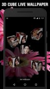 3D Photo Frame Cube Live Wallpaper screenshot 4