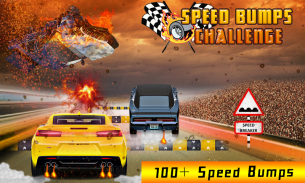 100 speed bumps challenge : car simulation screenshot 1