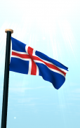 Iceland Flag 3D Free Wallpaper screenshot 12