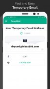 Temp Mail - Correo electrónico temporal desechable screenshot 4