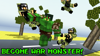 War Monster Titan: Blocky City screenshot 1