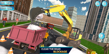 Mega Snow Excavator Machine Simulator 20 screenshot 3
