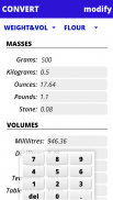 Kitchen calculator and converter screenshot 2