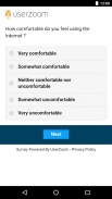 UserZoom Surveys screenshot 1