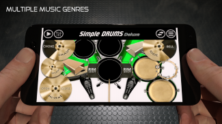 Simple Drums Deluxe - The Drum Simulator screenshot 0