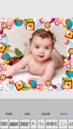 Baby photo frames maker screenshot 3