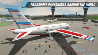 Pilot Plane Landing Simulator - Airplane games screenshot 0