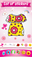 Glitter dress coloring and drawing book for Kids screenshot 14