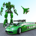Flying Limo Car Robot Superher