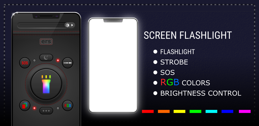 Screen deals flashlight app