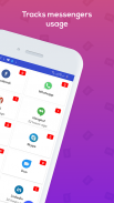 Messenger Tracker : Share free messages, videos screenshot 0