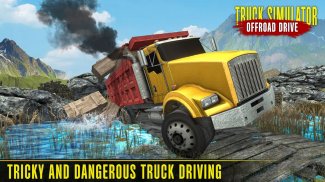 Truck Driver Offroad Sim screenshot 4