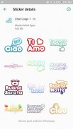 Chat Lingo Text Stickers - WAS screenshot 2