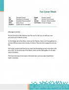 Fax Cover Sheets Templates screenshot 8