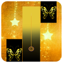 Gold Glitter ButterFly Piano Tiles 2018 Icon