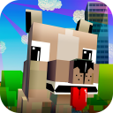 My Virtual Blocky Dog 3D - Take Care of a Pet! Icon