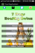 7 Days Healthy Detox screenshot 1