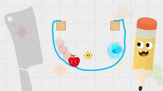 Fruit Escape: Draw Line screenshot 0