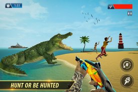 Crocodile Hunting: Wild Animal Shooting Games screenshot 5