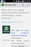 Whatsapp News &Android; Updates screenshot 0