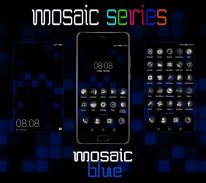 Mosaic Blue EMUI 5/8 Theme screenshot 0