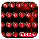 Spheres Red Emoji klavyesinde Icon