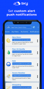 Sky Weatherman: Weather alerts customized screenshot 6